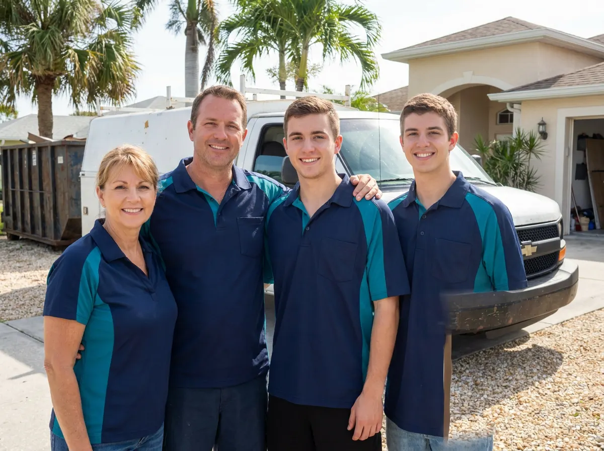 Stones River Dumpster Rental Fort Myers dumpster rental service team in Fort Myers, FL